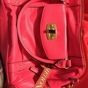 New merona satchel pink purse